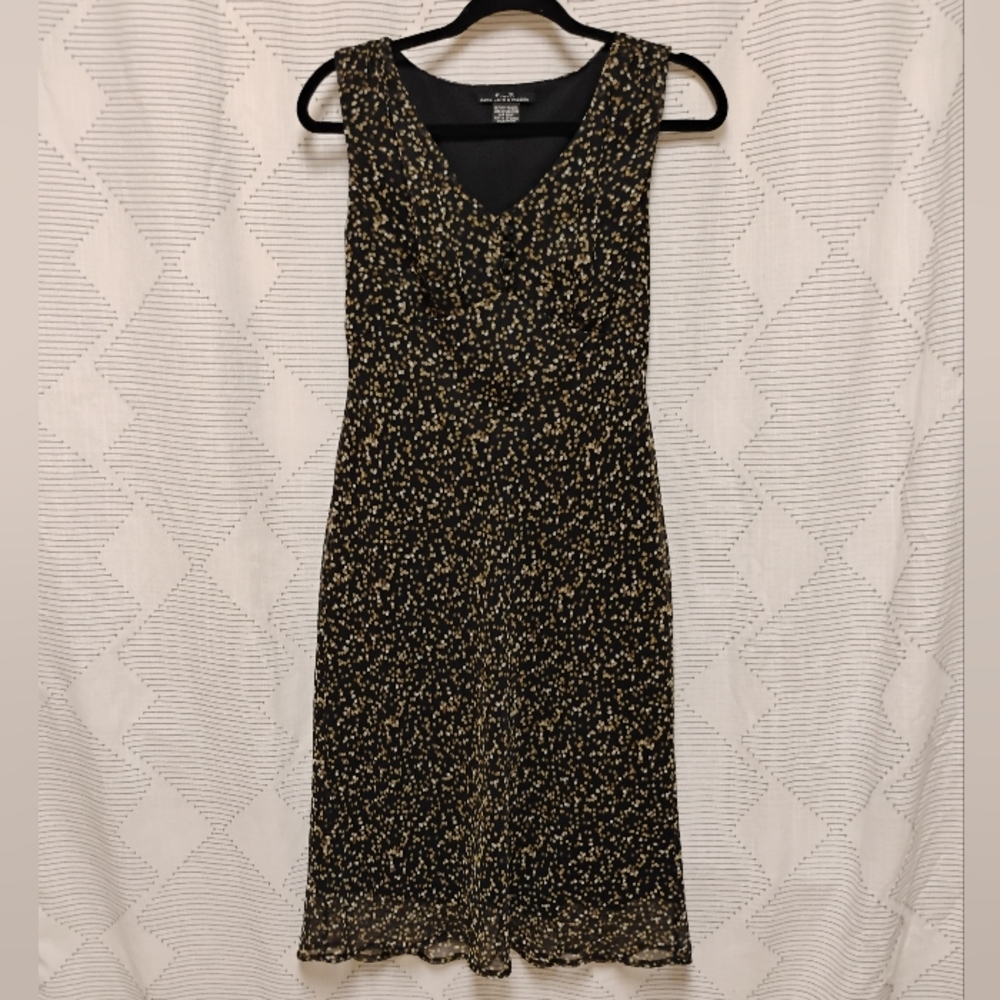 Faith Love Passion Elegant Black and Gold Women's Dress Size 6